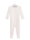 POLO RALPH LAUREN KIDS embroidered footed pajamas - Pink