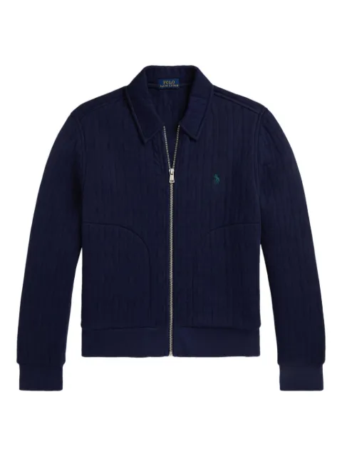 POLO RALPH LAUREN KIDS Gestepptes Sweatshirt mit Zopfmuster