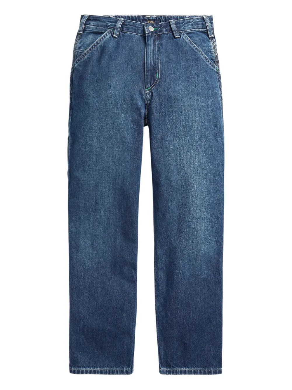 POLO RALPH LAUREN KIDS utility pocket denim jeans Blauw