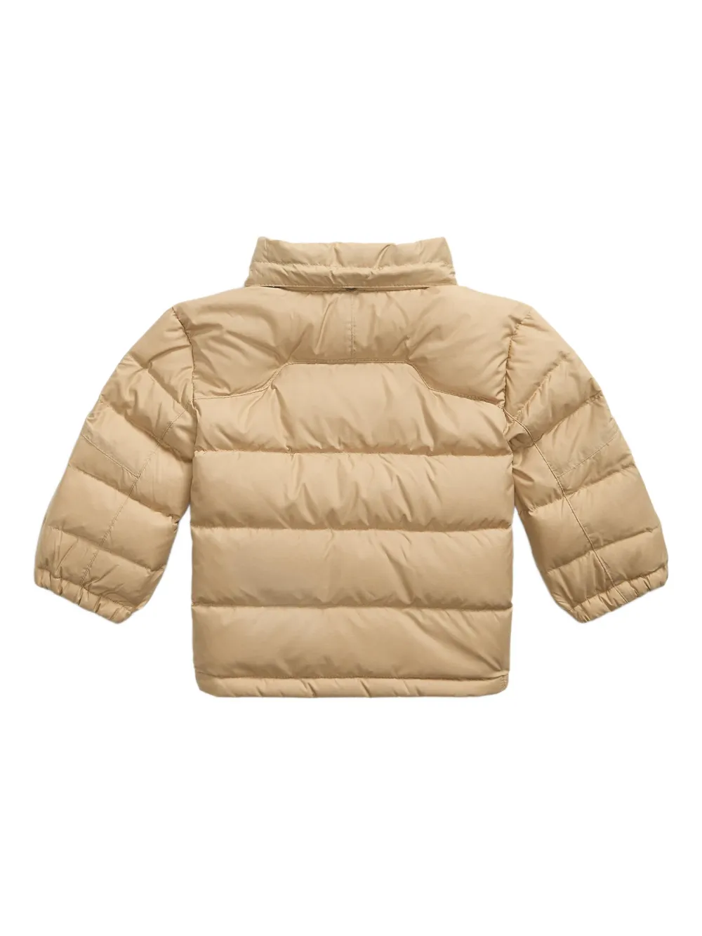 POLO RALPH LAUREN KIDS hooded quilted jacket Beige