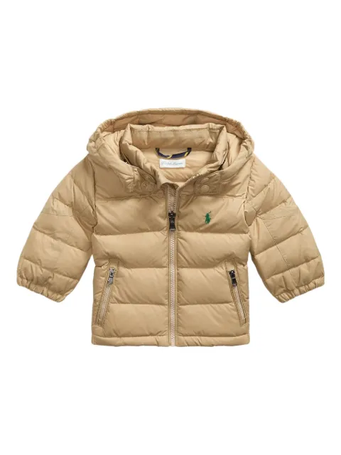 POLO RALPH LAUREN KIDS hooded quilted jacket