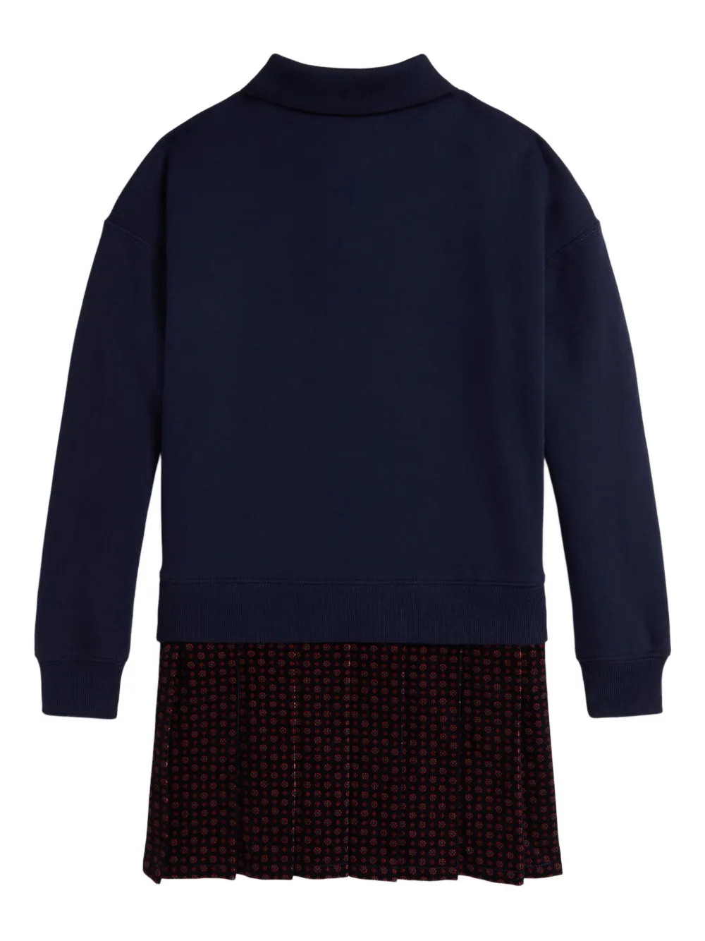 POLO RALPH LAUREN KIDS Sweaterjurk in polostijl Blauw