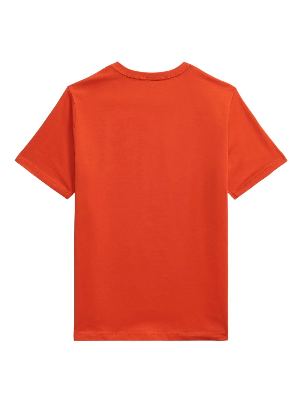 POLO RALPH LAUREN KIDS embroidered-logo T-shirt Oranje