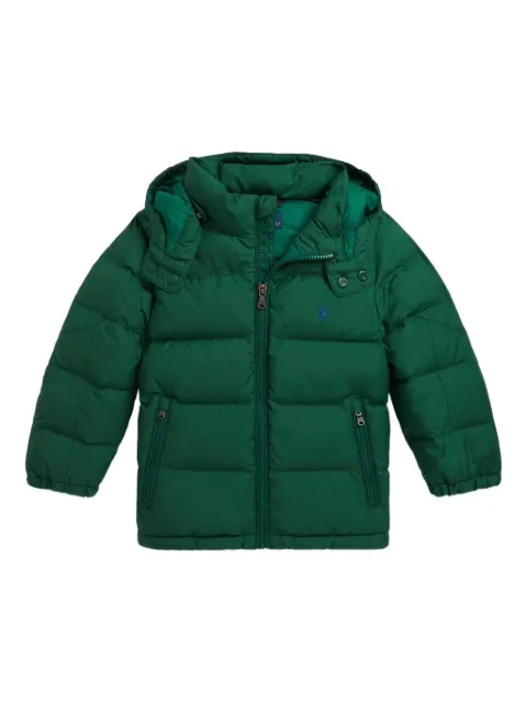 POLO RALPH LAUREN KIDS hooded puffer jacket