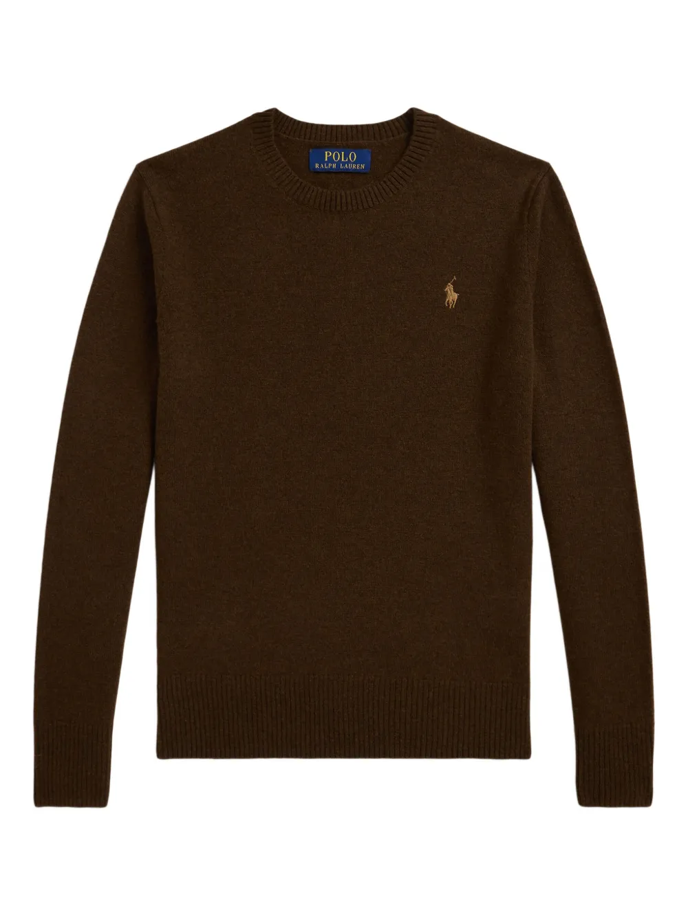 POLO RALPH LAUREN KIDS クルーネック セーター - ブラウン POLO RALPH LAUREN KIDS クルーネック セーター - ブラウン