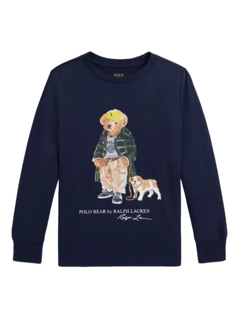 POLO RALPH LAUREN KIDS Polo Bear long-sleeve sweatshirt