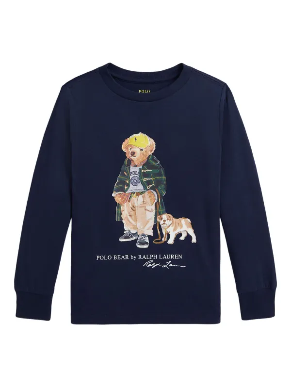 POLO RALPH LAUREN KIDS Polo Bear long-sleeve Sweatshirt