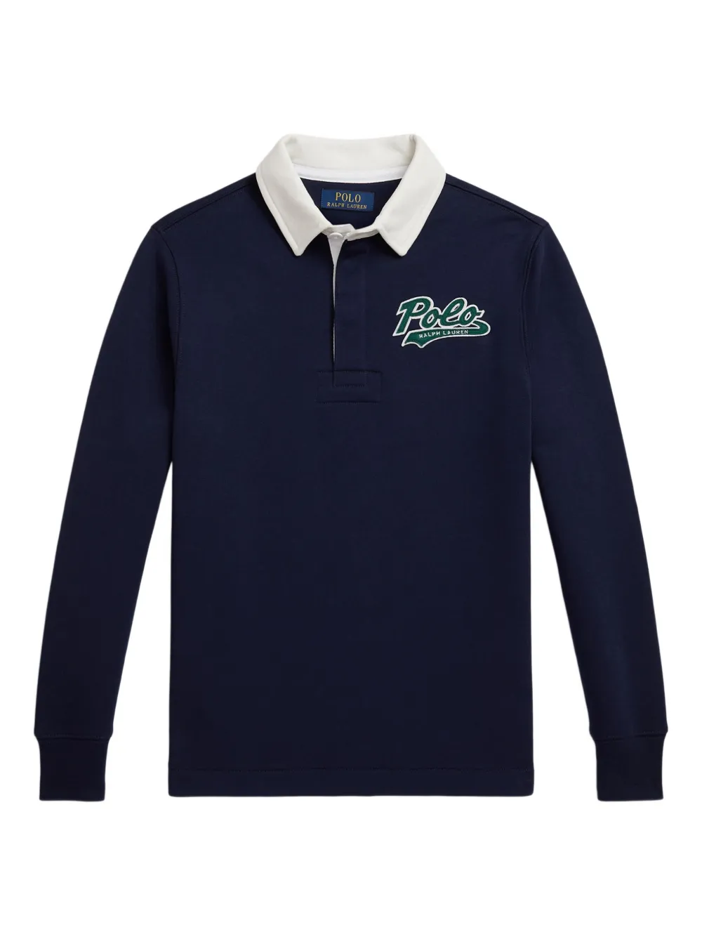 POLO RALPH LAUREN KIDS long-sleeve rugby pullover Blauw