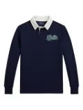 POLO RALPH LAUREN KIDS long-sleeve rugby pullover - Blue