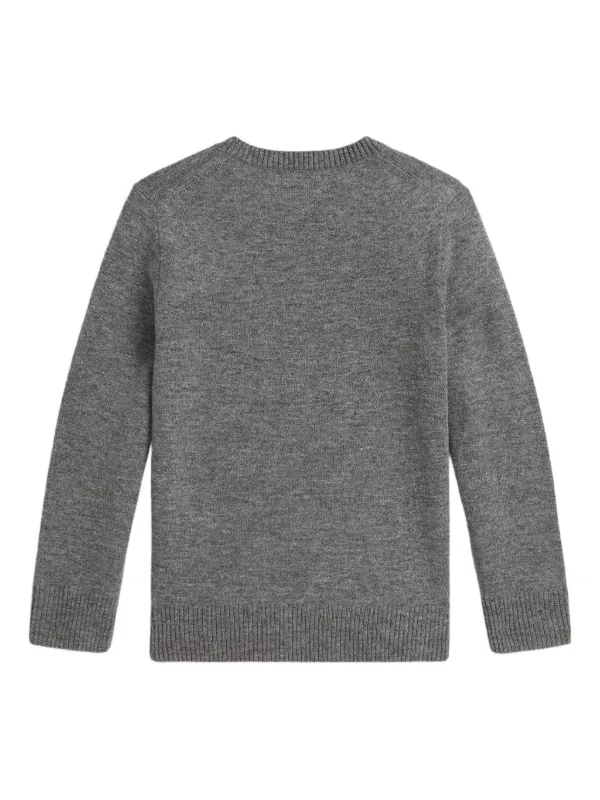 POLO RALPH LAUREN KIDS クルーネックセーター | グレー | FARFETCH JP