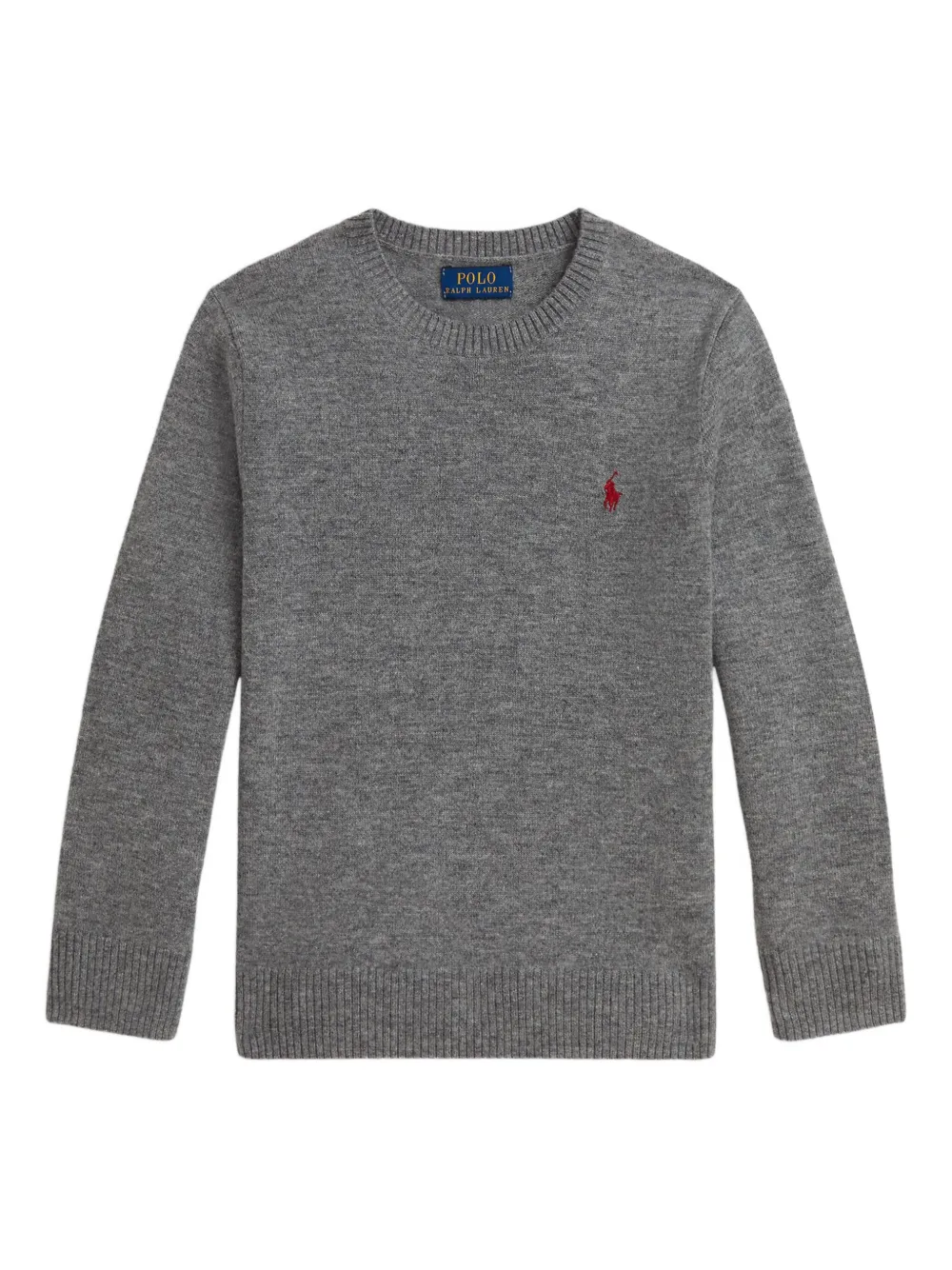POLO RALPH LAUREN KIDS クルーネックセーター - グレー POLO RALPH LAUREN KIDS クルーネックセーター - グレー