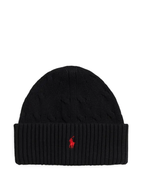 POLO RALPH LAUREN KIDS cable-knit beanie hat