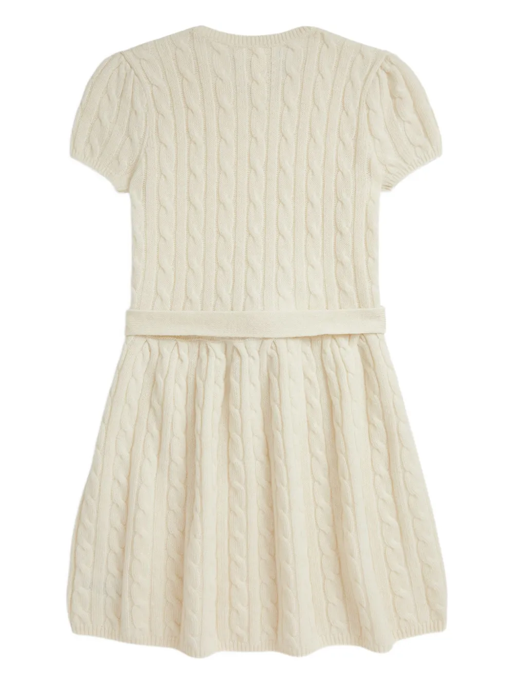 POLO RALPH LAUREN KIDS cable-knit short-sleeve dress | Girls Knitted Dresses | Image 2