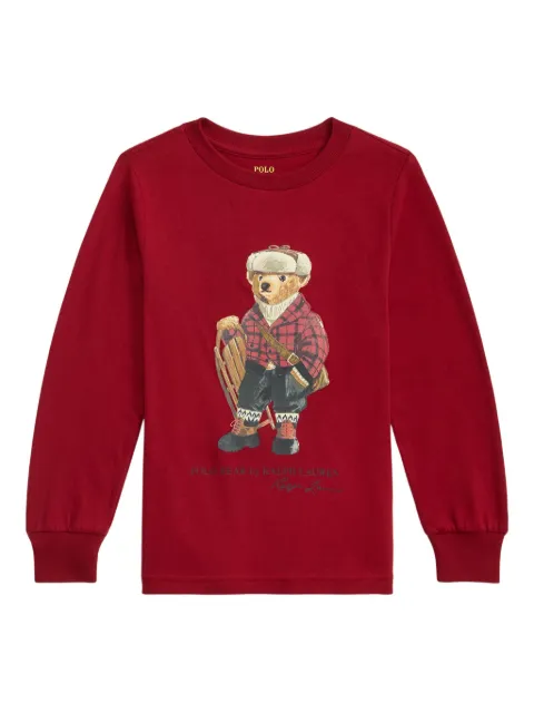 POLO RALPH LAUREN KIDS bear long-sleeve t-shirt