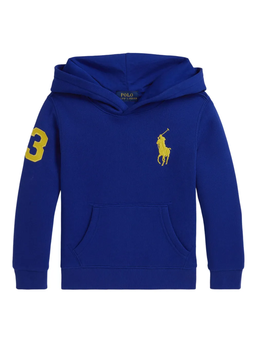 POLO RALPH LAUREN KIDS ジャージーパーカー - ブルー POLO RALPH LAUREN KIDS ジャージーパーカー - ブルー