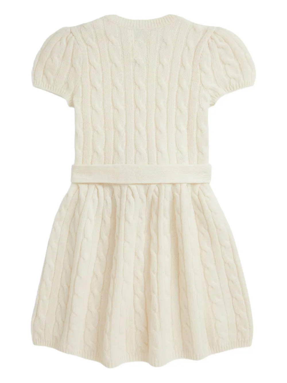 POLO RALPH LAUREN KIDS cable-knit short-sleeve dress | Girls Knitted Dresses | Image 2