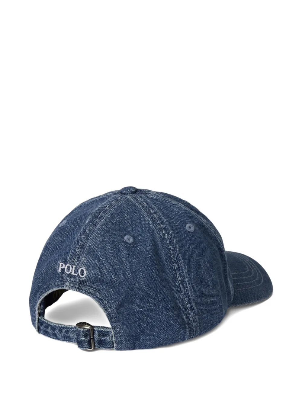 POLO RALPH LAUREN KIDS Denim honkbalpet Blauw