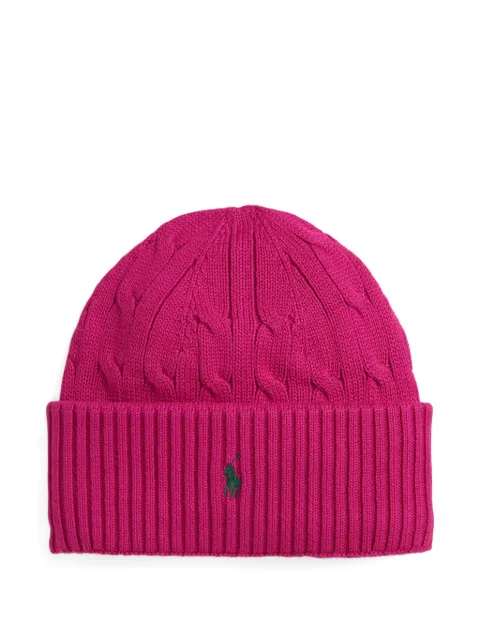 POLO RALPH LAUREN KIDS gorro con Polo Pony bordado
