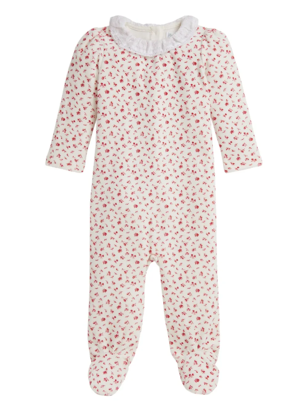 POLO RALPH LAUREN KIDS フローラルレース パジャマ - ホワイト