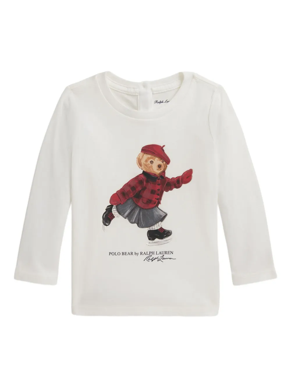Polo Ralph Lauren Bear-motif T-shirt In White