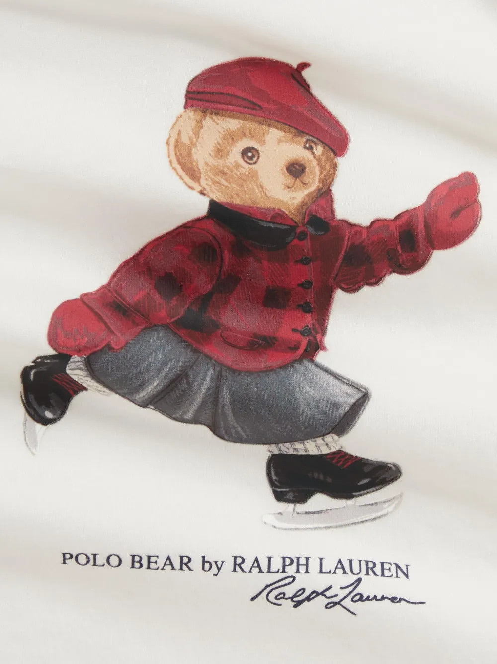 Polo Ralph Lauren Bear-motif T-shirt In White