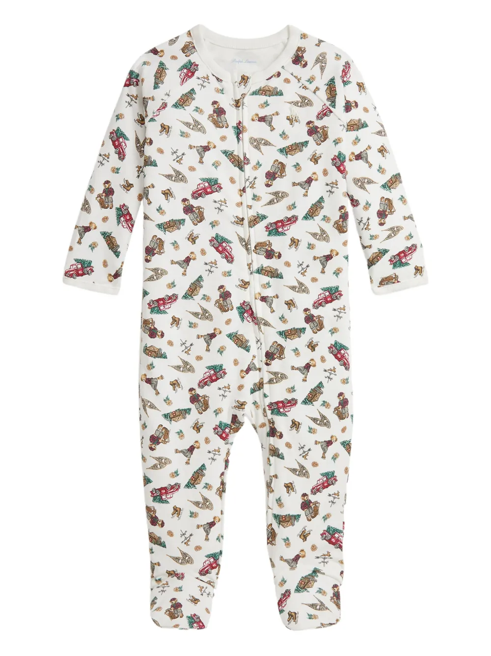 POLO RALPH LAUREN KIDS ポロベア パジャマ - ホワイト POLO RALPH LAUREN KIDS ポロベア パジャマ - ホワイト