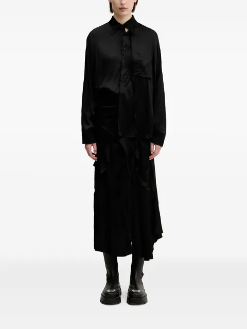 Ottolinger ruffled satin dress