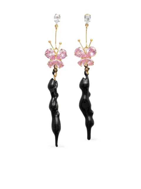 Ottolinger butterfly-motif earrings