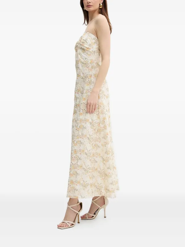 knee length dresses for ladies Inflorescence Blush Pink Mesh Floral Bardot Maternity Maxi Dress – Club L  London