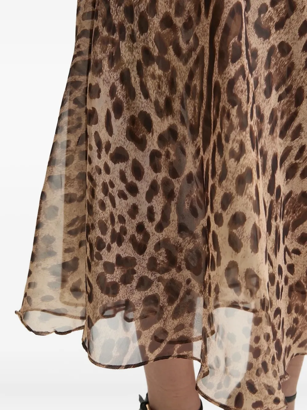 Bardot Monroe midi-jurk Bruin