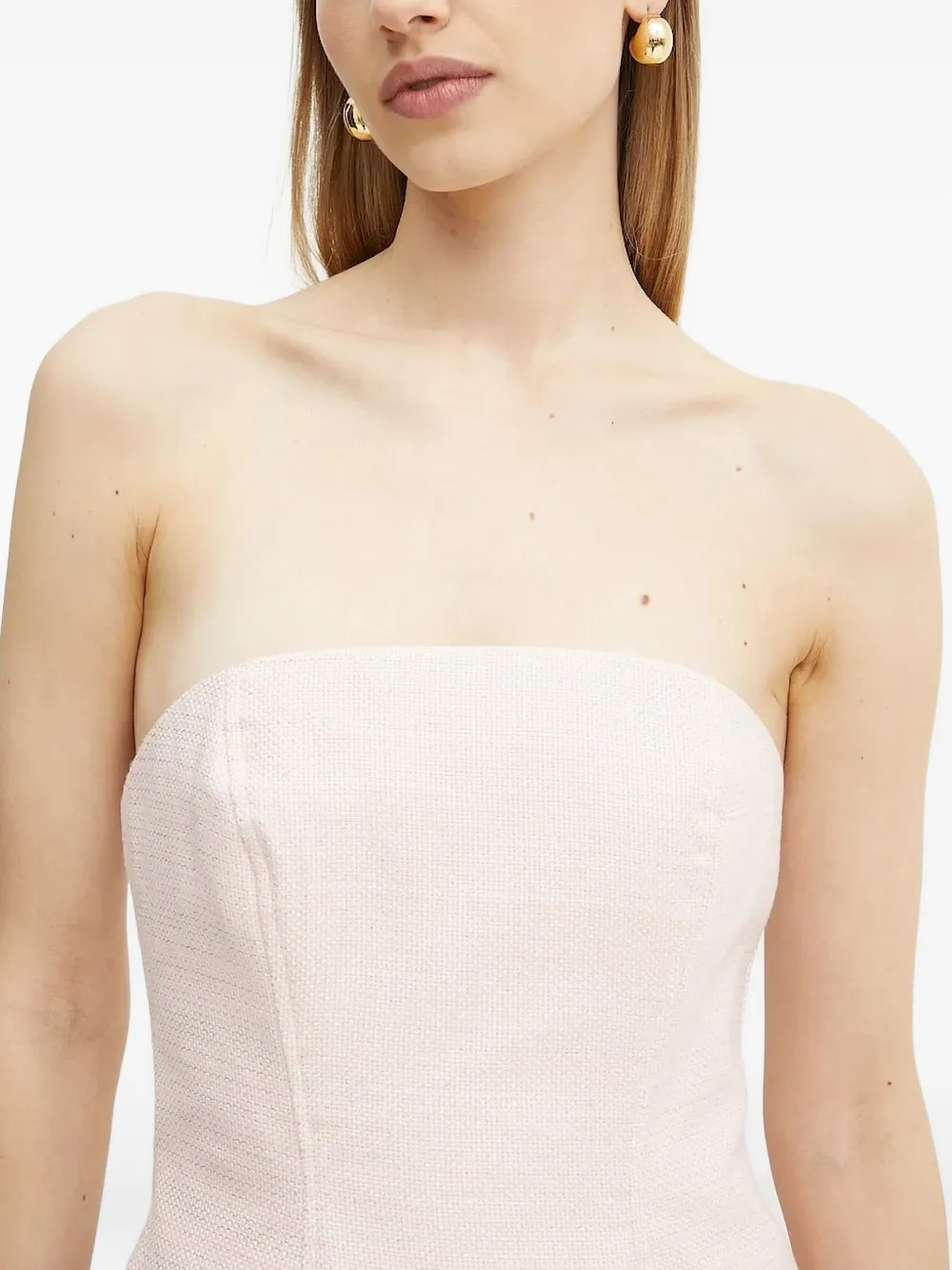 Bardot Madeline Boucle Mini Dress In Pink