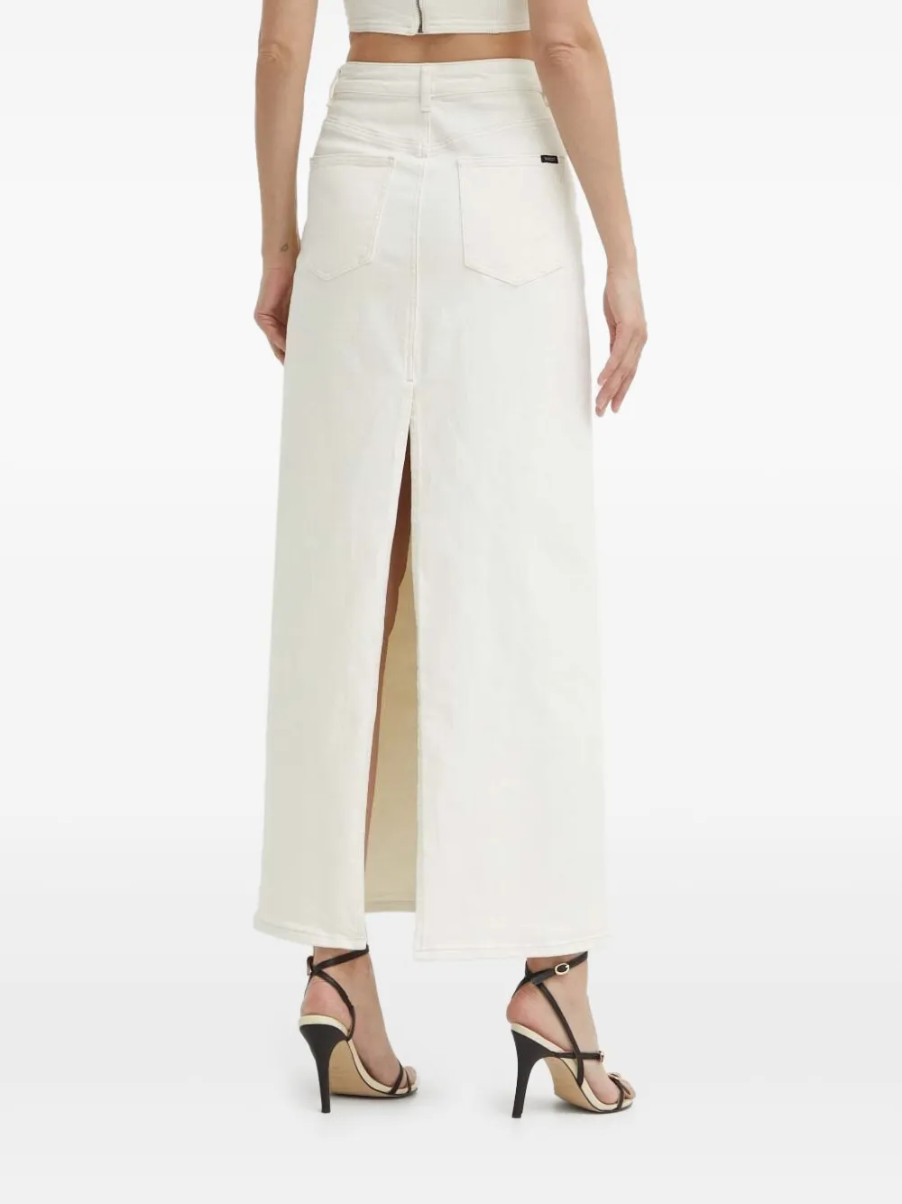 Bardot Evianna Slit Maxi Skirt In White