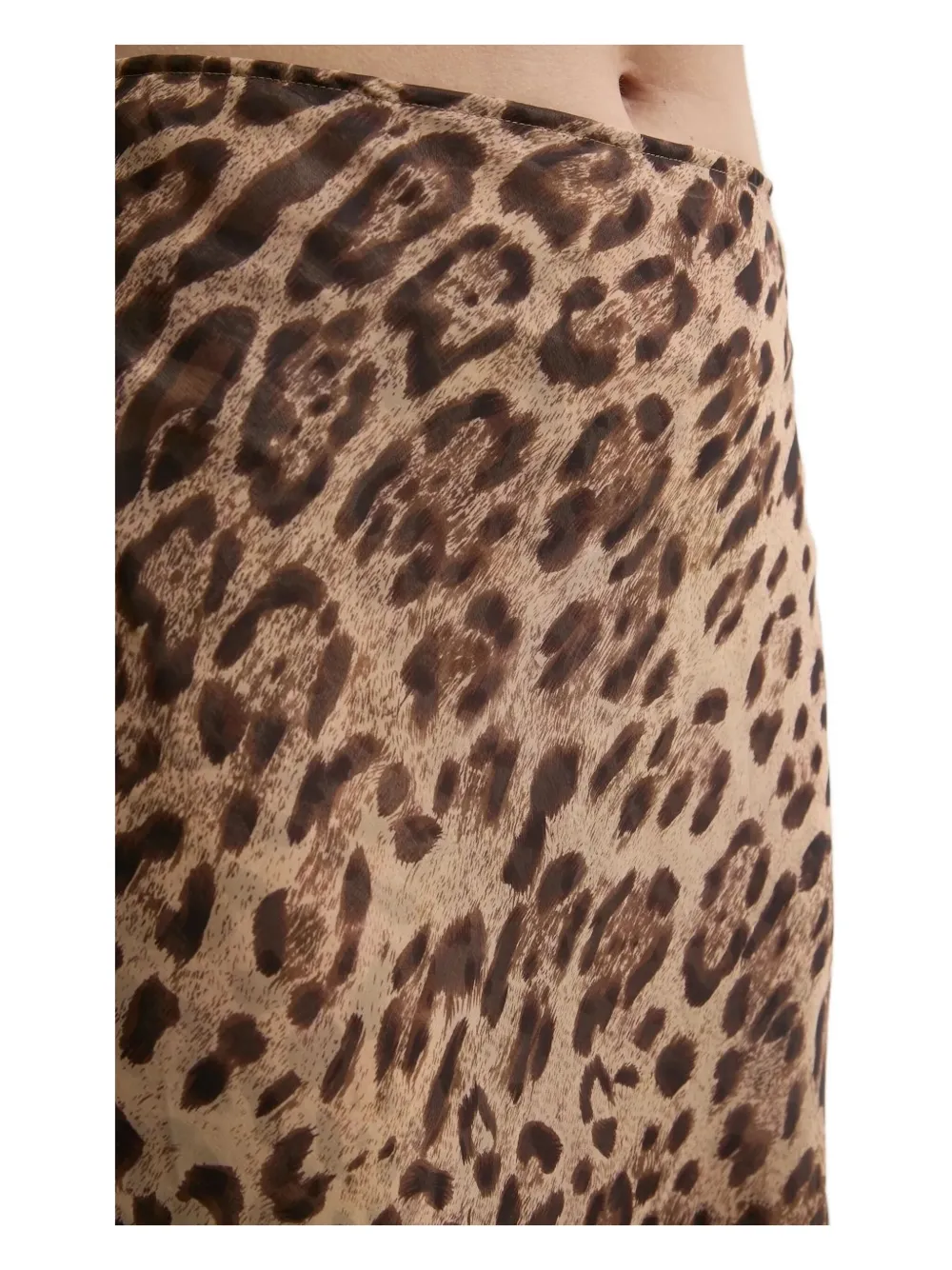 Bardot Monroe Leopard-print Maxi Skirt In Brown