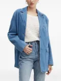 Bardot button-fastening denim blazer - Blue