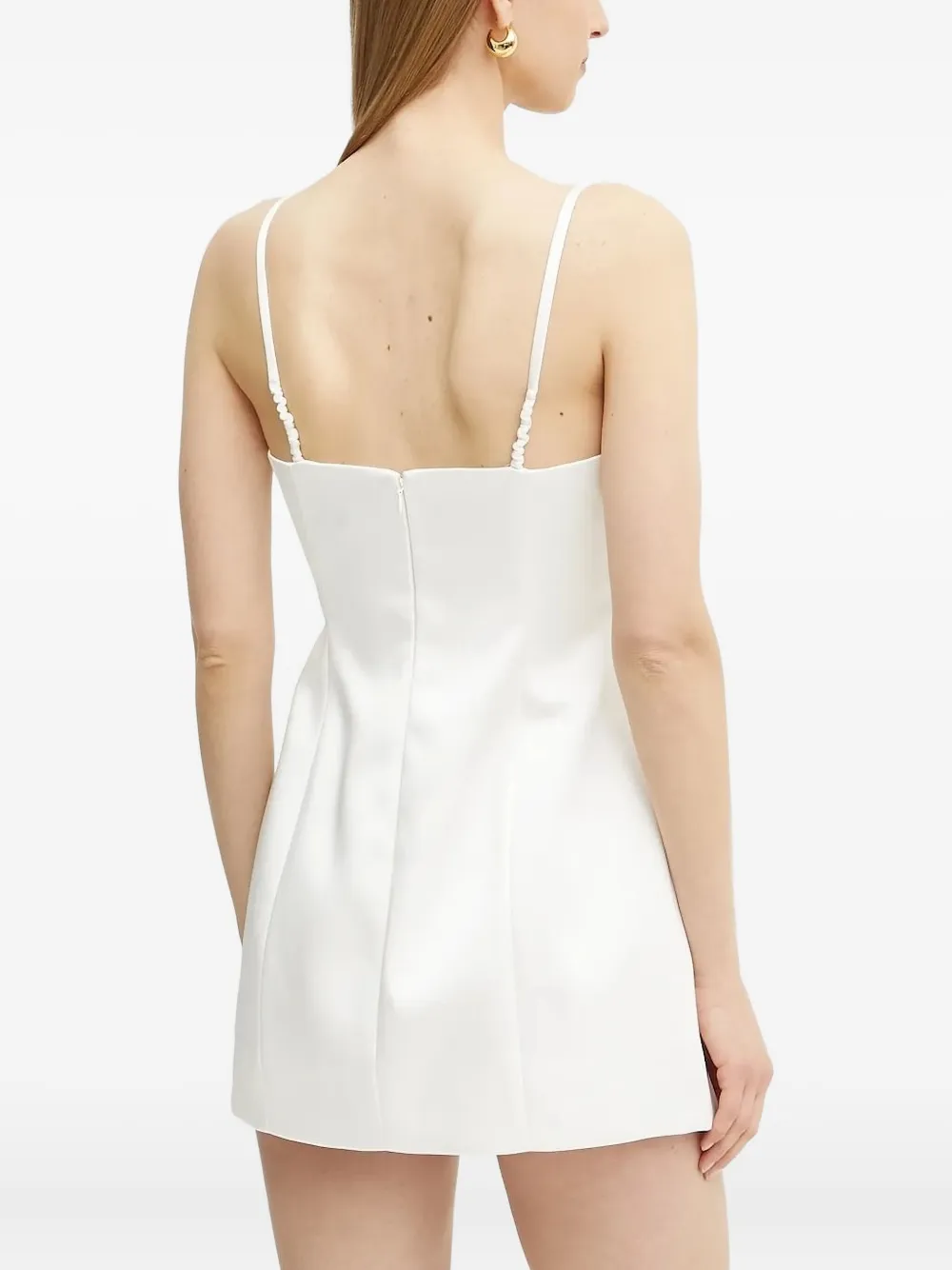 Bardot Mini-jurk met sweetheart hals - Wit