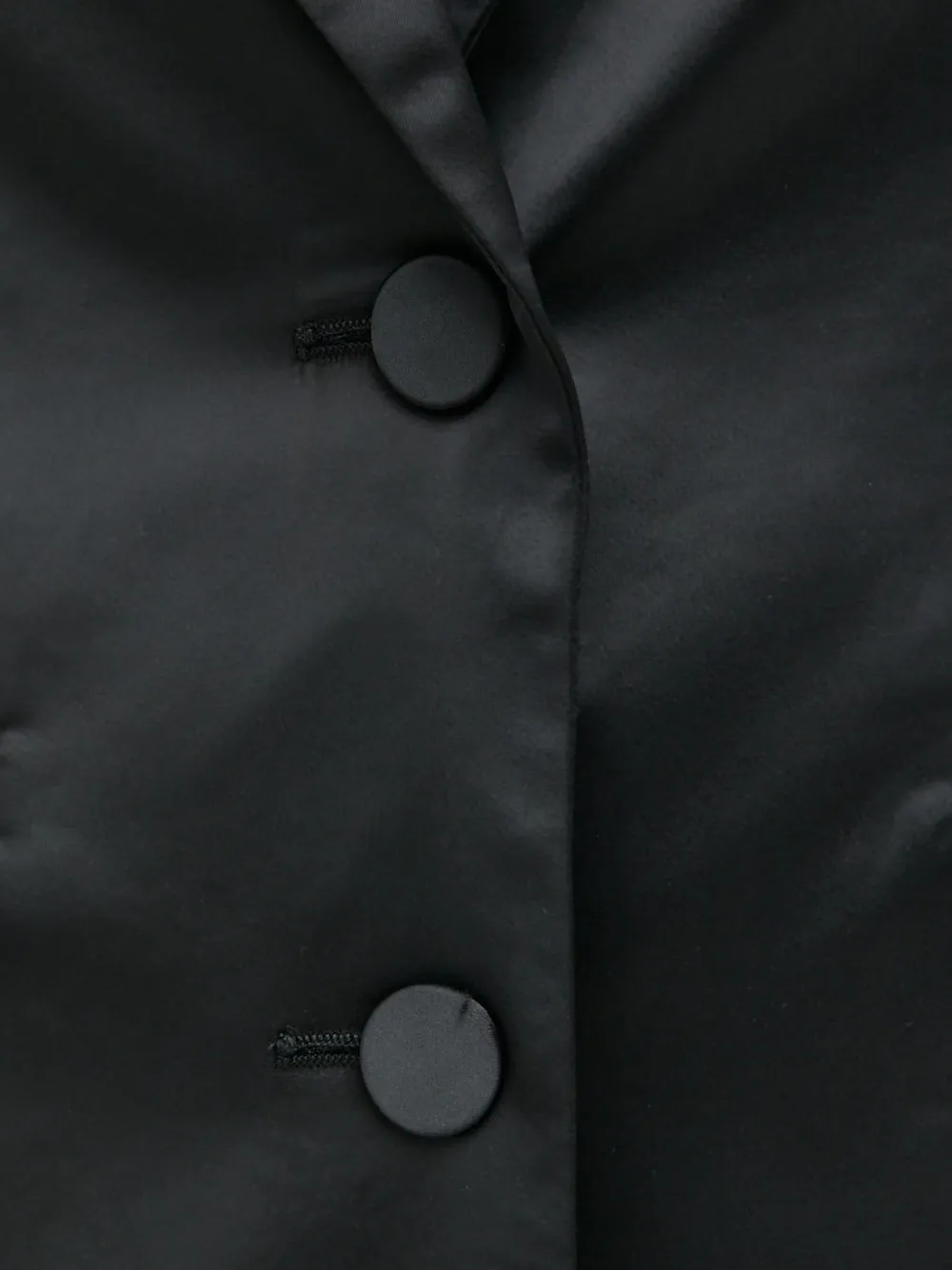 Bardot Nyah Satin-lapel Blazer In Black