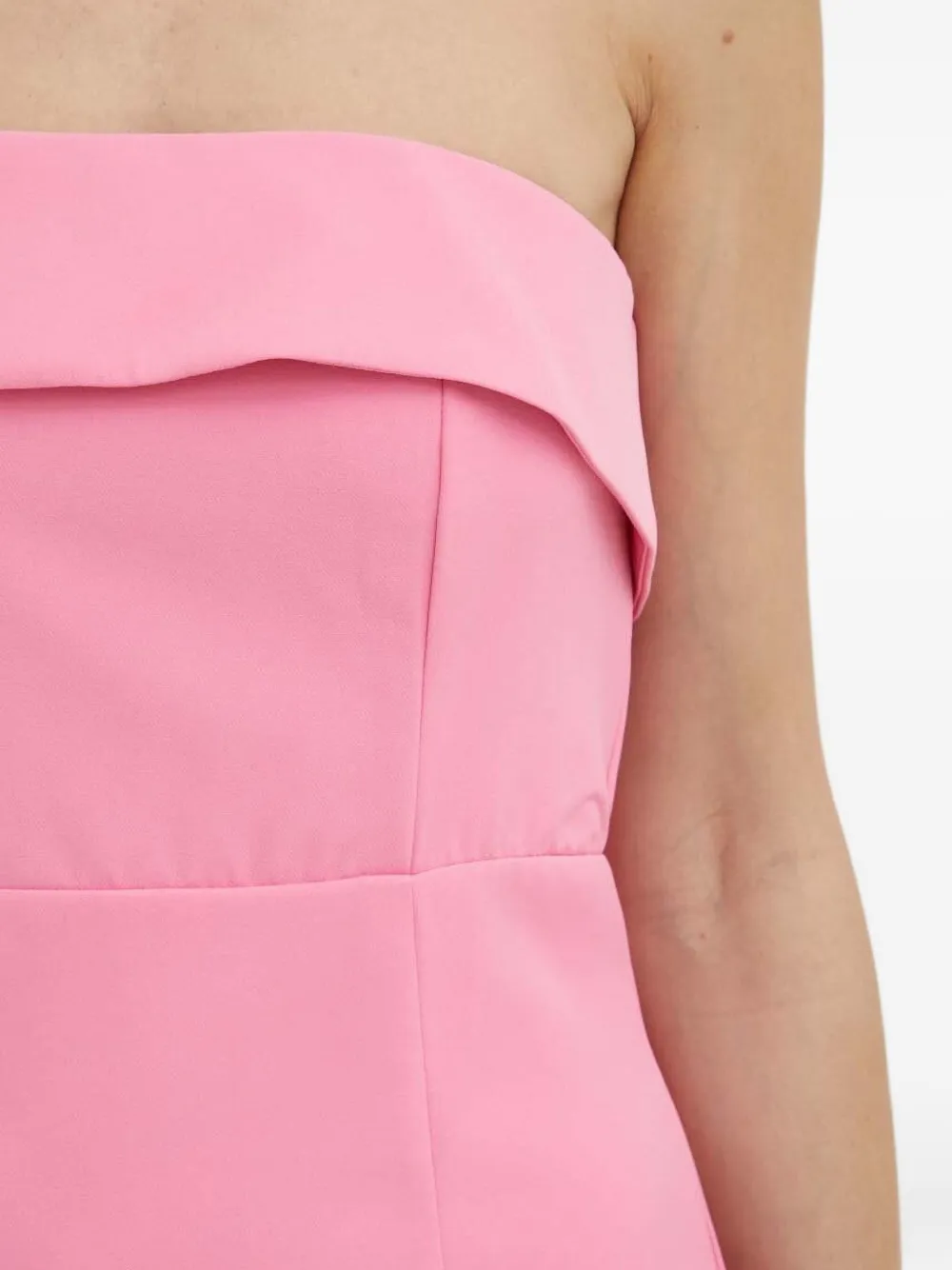 Bardot Strapless midi-jurk Roze