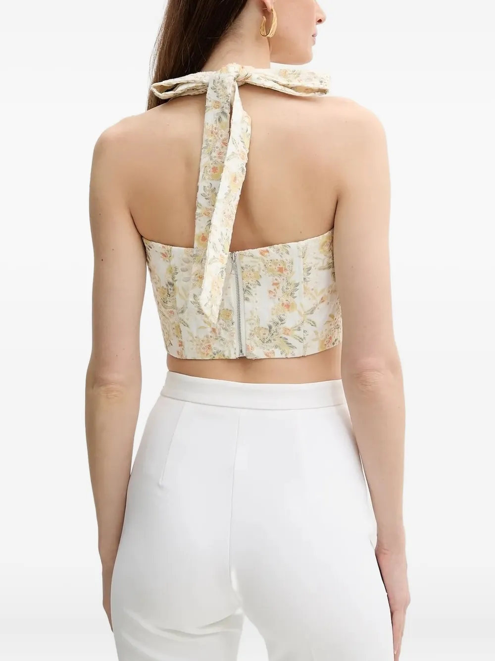 Bardot Pollie haltertop - Wit
