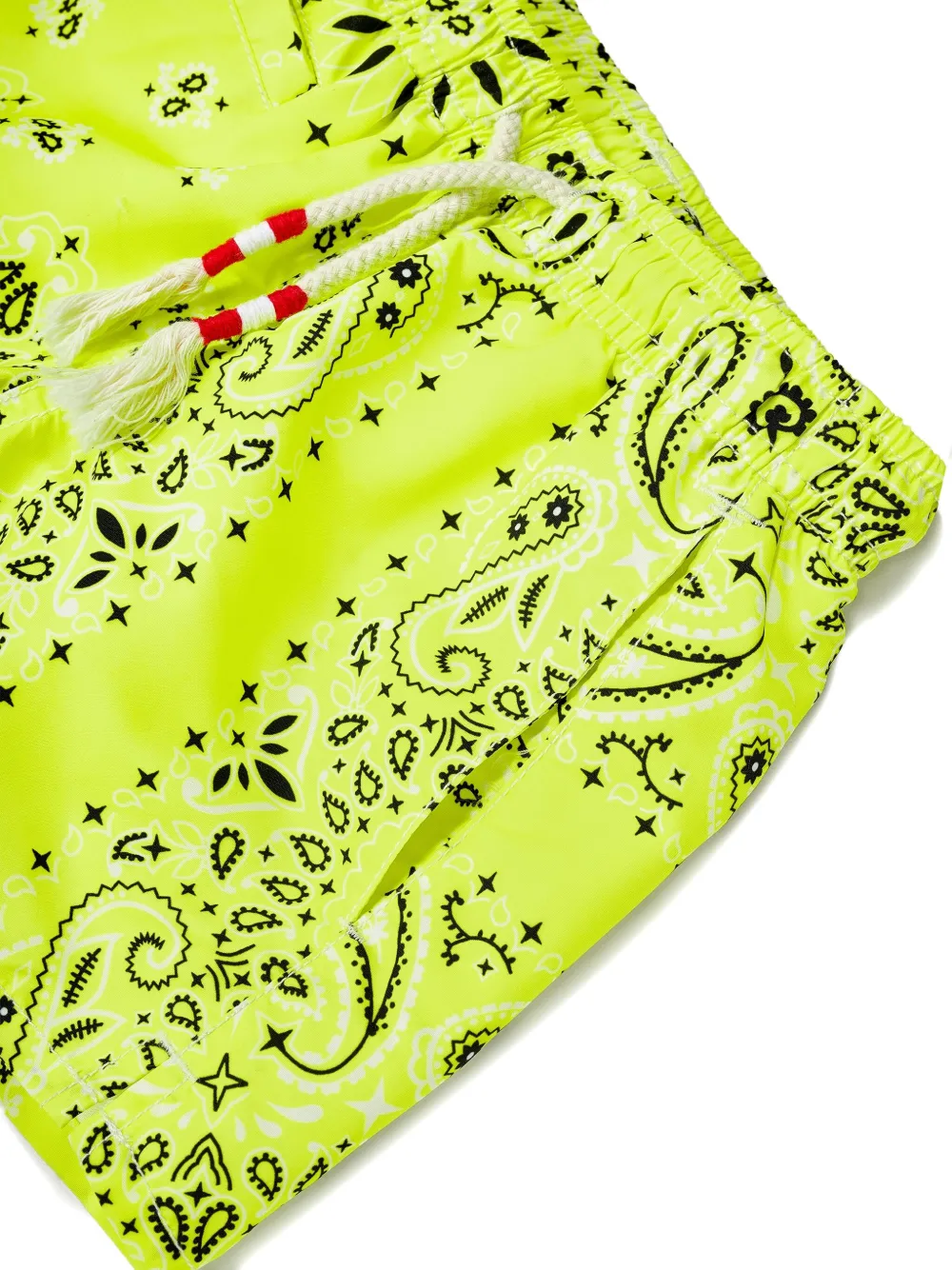 MC2 Saint Barth Kids bandana-print swim shorts Geel