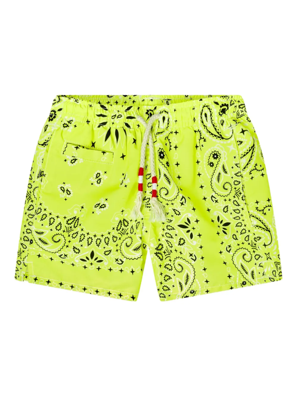 MC2 Saint Barth Kids bandana-print swim shorts Geel