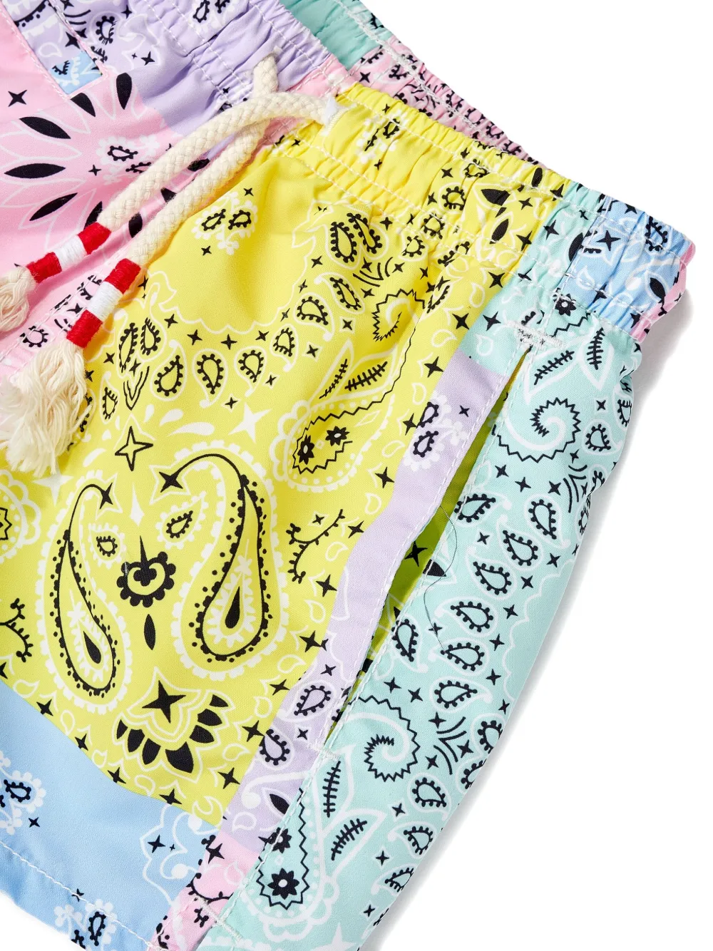 MC2 Saint Barth Kids bandana-print swim shorts Blauw