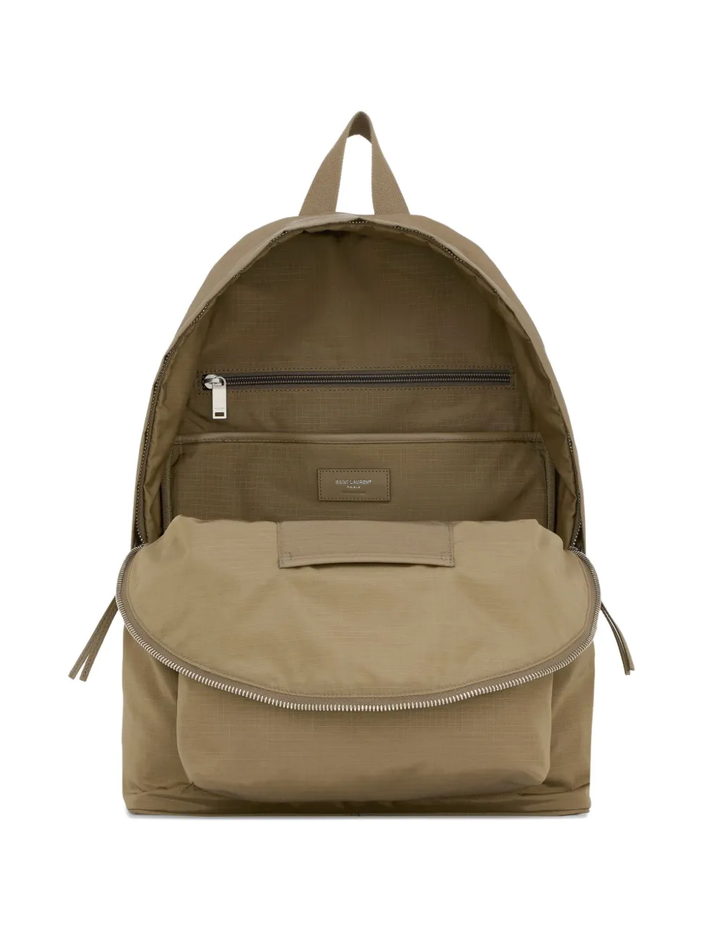 Saint Laurent Rugzak met logoprint BEIGe