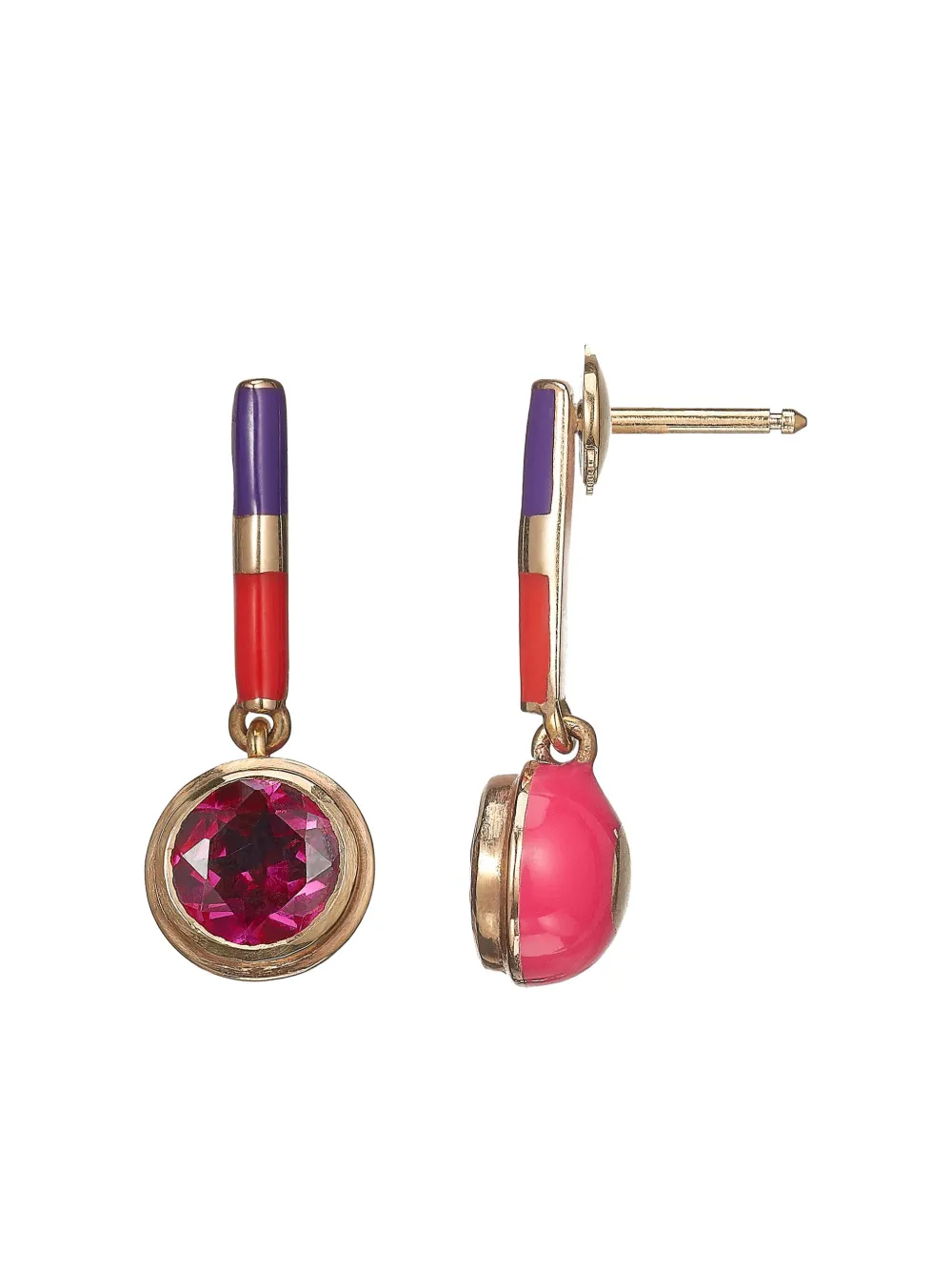 Alice Cicolini pendiente en oro amarillo de 14 ct | Joyas de lujo | Image 2