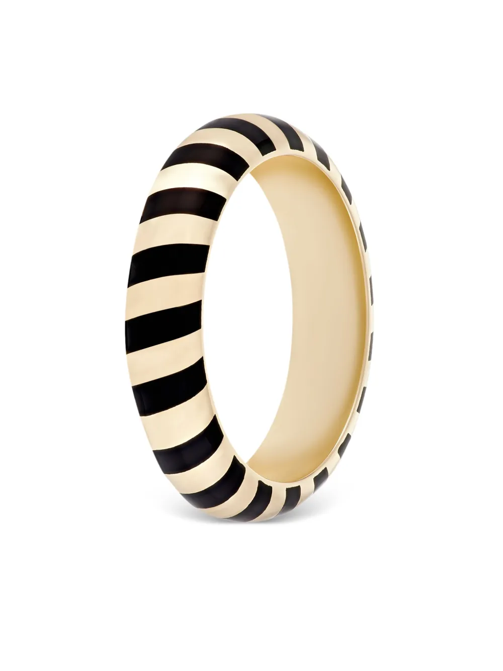 Alice Cicolini brazalete a rayas | dorado | Image 1