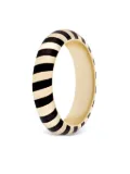 Alice Cicolini striped ring - Gold
