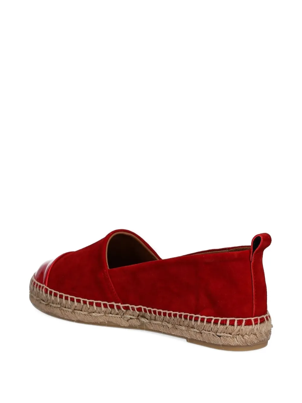 Billi Bi Suede Espadrilles In Red