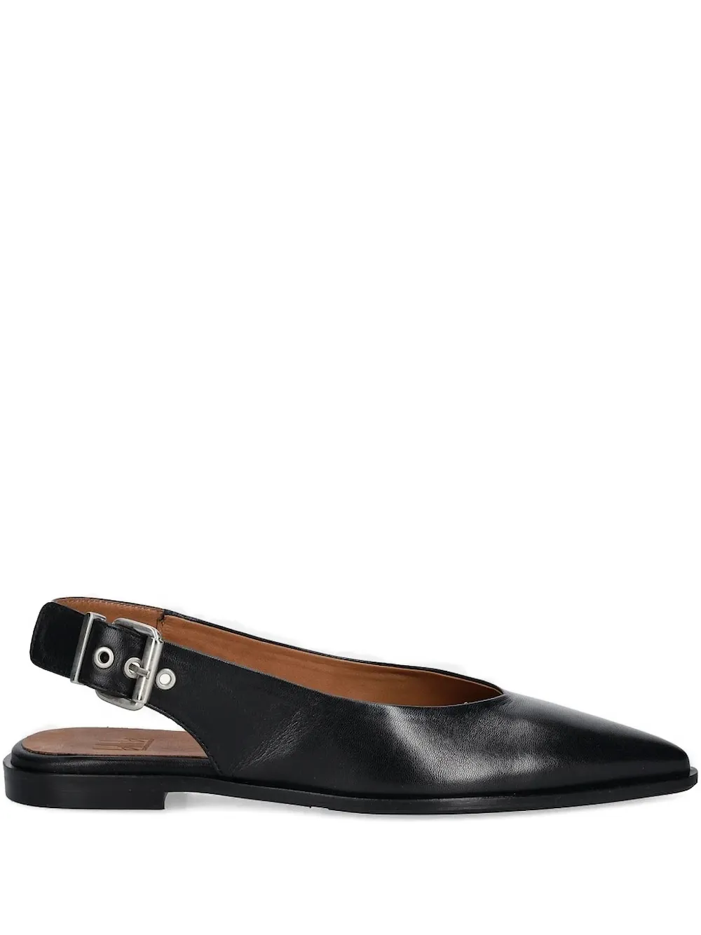 Billi Bi Pointed-toe Flat Pumps In Black