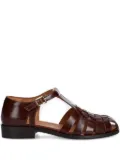 BILLI BI woven leather caged sandals - Brown