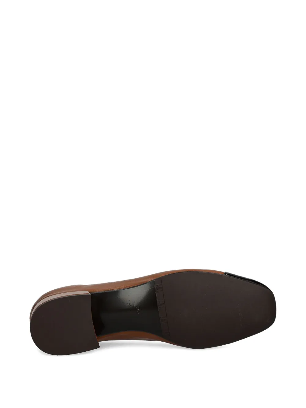 BILLI BI leather cap-toe pumps Brown