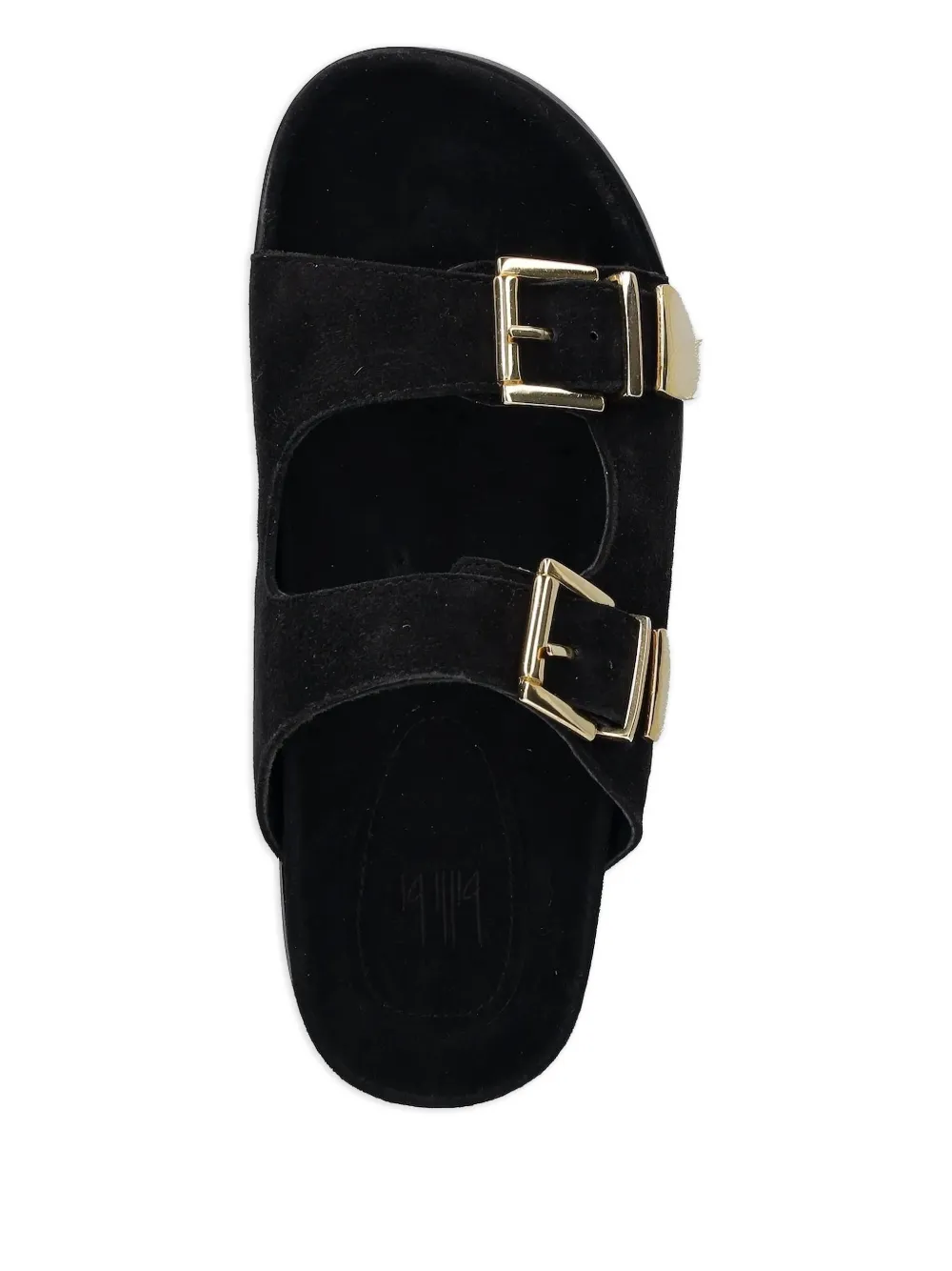 BILLI BI double buckle slides Black